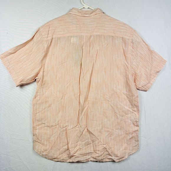Tommy Bahama Men's Sand Linen Valencia Shirt Large Stripe Short Sleeve NWT $118 - Picture 2 of 11